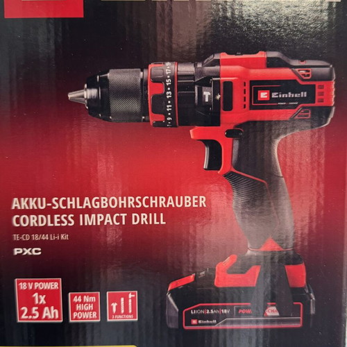Einhell TE-CD 18/44 Li-i Kit cordless impact drill