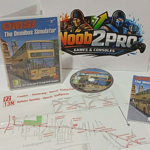 OMSI The Omnibus Simulator PC used game with original case and map