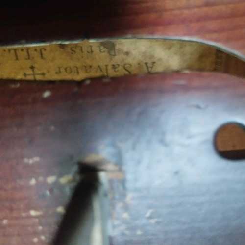 Violin A.Salvator Paris J.T.L. 1900's used with nice sound