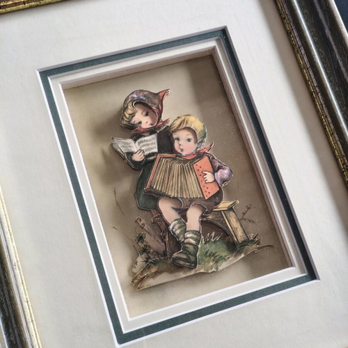 Dutch relief 3D picture used, vintage