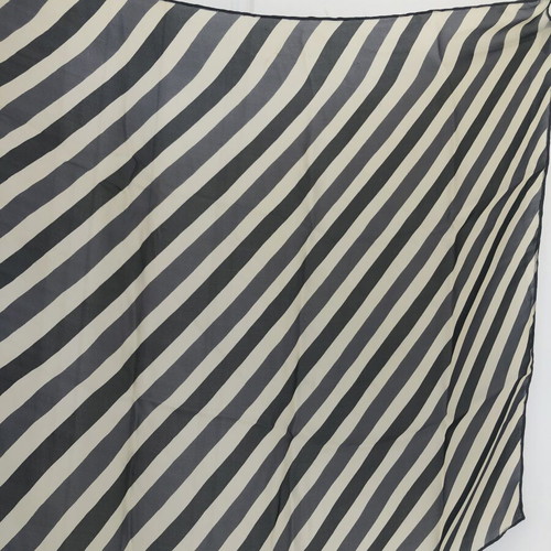 Giorgio Armani Le Collezioni striped silk scarf like new