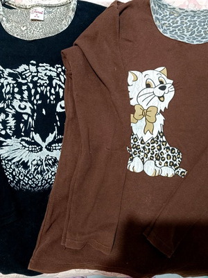 Pajama tops used, size M, set of 2 pieces