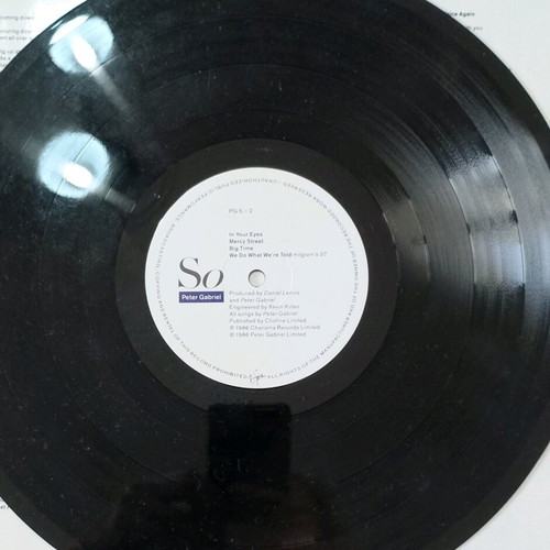 Peter Gabriel So album used, pop