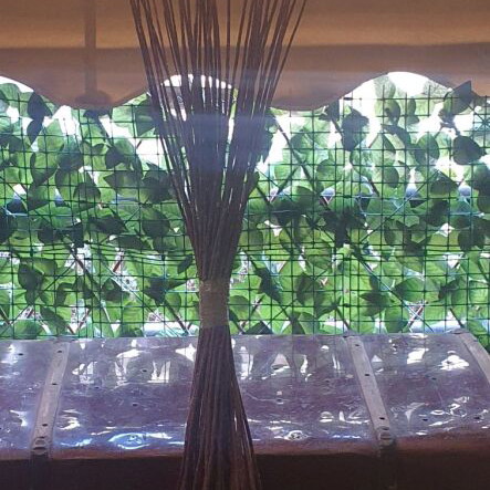 Wooden decorative branches like new, height 1.80 m, set of 3