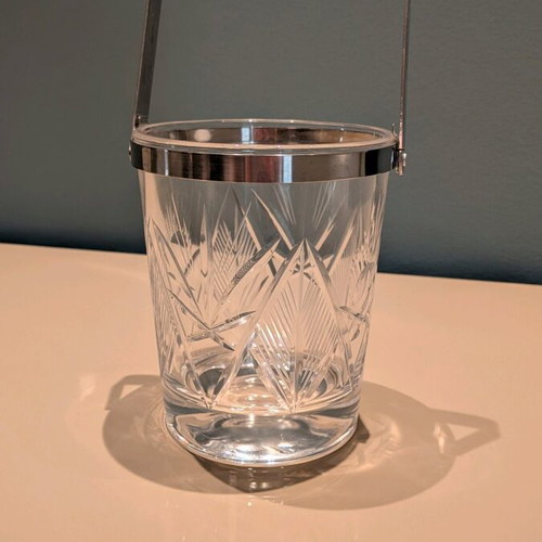 Crystal glass set bar & wine like new, 95 pieces Bohemia style