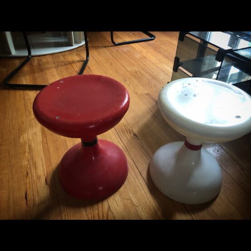 Mid Century Side Tables used, set of 2