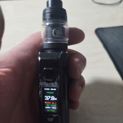 Thelema sub ohm tank used with mod compatible with z coils