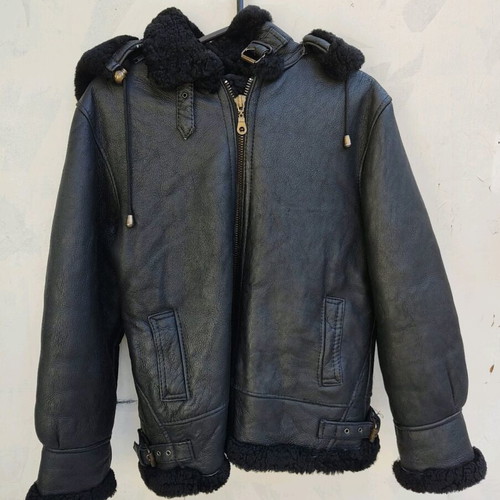 Milano vintage Italian leather jacket used, size M