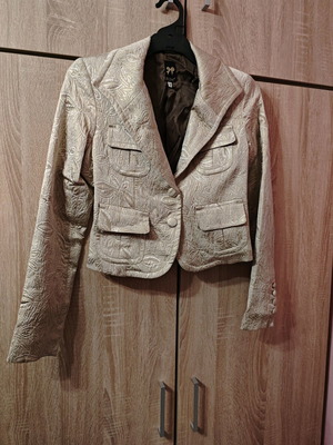 Women's jacket like new, gold color, size S