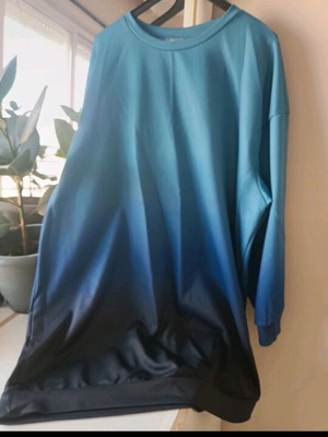 Plus Size Shein φούτερ αφόρετο, μπλε, μέγεθος 4XL
