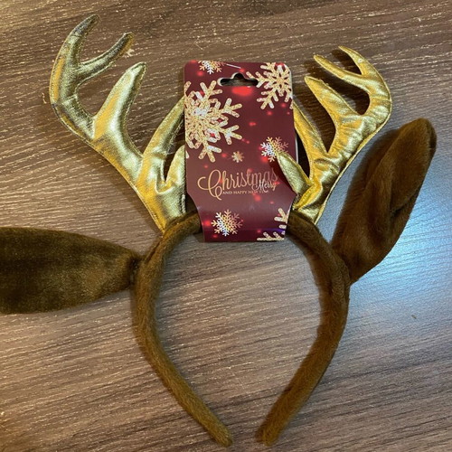 Christmas reindeer headbands new, set of 2 pieces