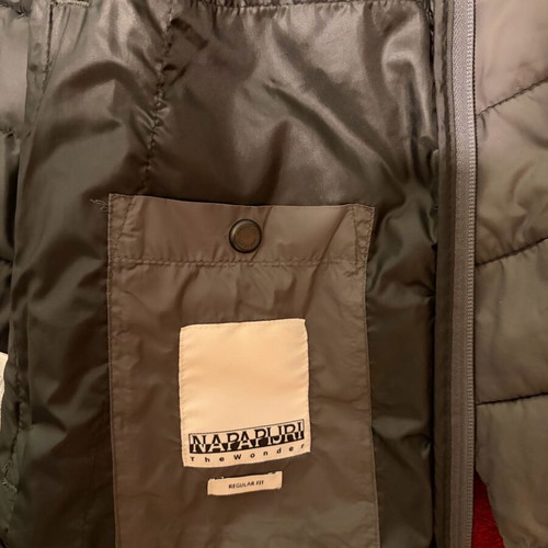 Napapijri jacket gray XL like new without tags