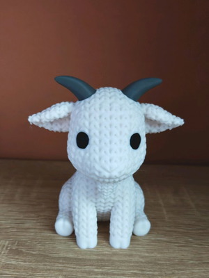 3D Printed Goat Figure New