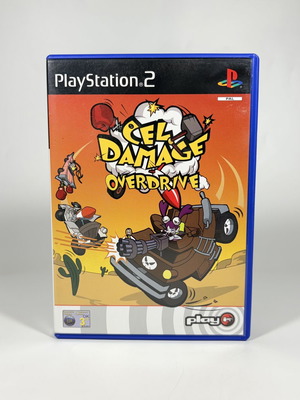 Cel Damage Overdrive PlayStation 2 game used, complete with manual