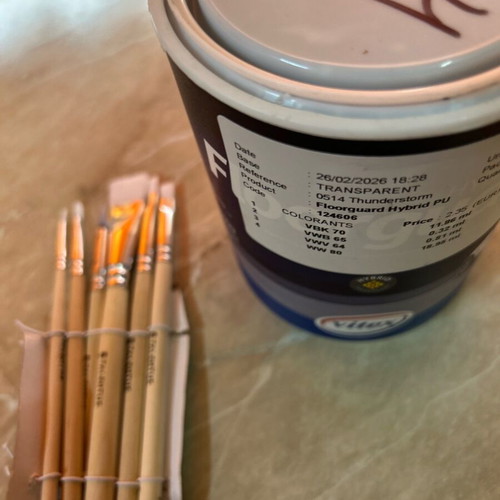 Hybrid polyurethane acrylic grout paint new, dark gray, 0.75 L