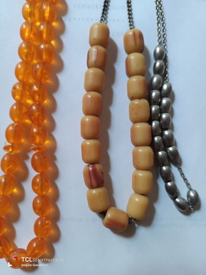 Worry beads used, pack of 3, good condition