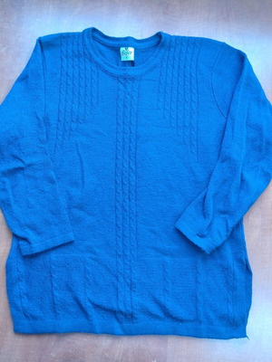 Women's sweater used, blue, size M