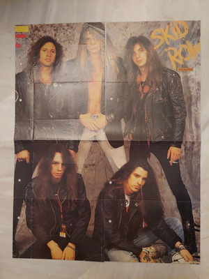 Skid Row & New Kids On The Block poster used, set of 2