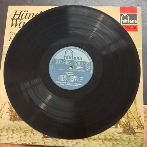 Handel Wassermusik vinyl record used, Eduard van Beinum