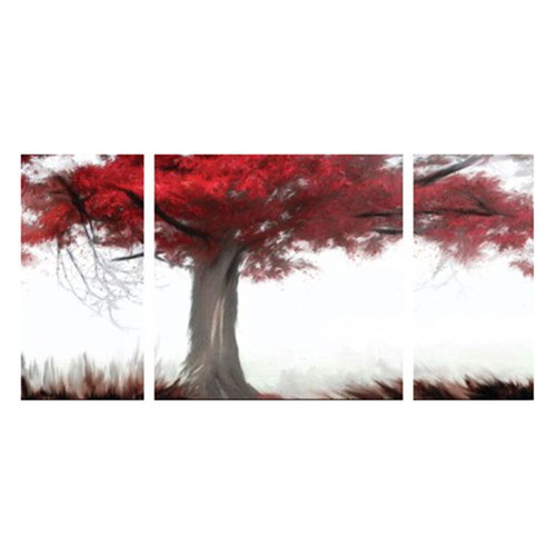 Triptych painting in frame 1.50 x 0.80