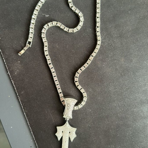 Trapstar necklace silver like new