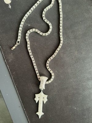 Trapstar necklace silver like new