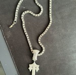 Trapstar necklace silver like new