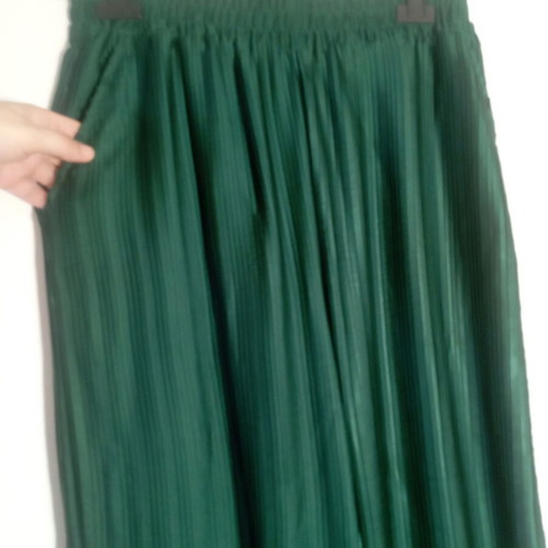 Zara pleated pants like new, cypress green, size M
