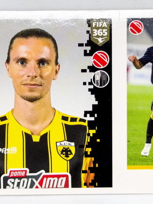 Panini FIFA 365 Niklas Hult Sticker AEK Athens FC mint condition