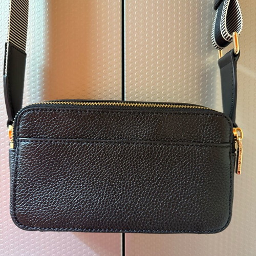 Michael Kors black pebbled leather crossbody bag like new