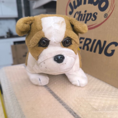 Saint Bernard plush dog like new