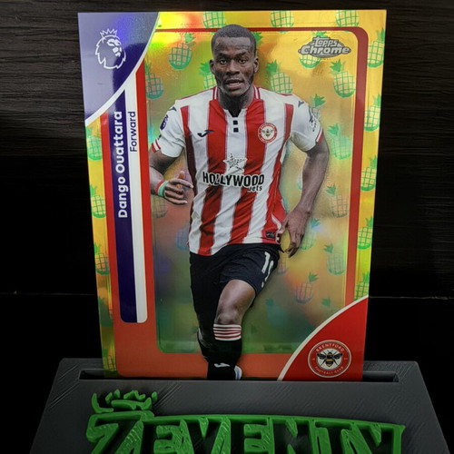2026 Topps Premier League Chrome Pineapple Blast Dango Ouattara Brentford card