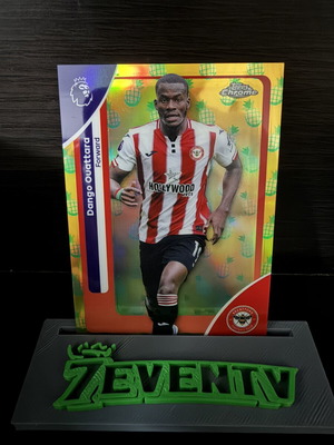 2026 Topps Premier League Chrome Pineapple Blast Dango Ouattara Brentford card