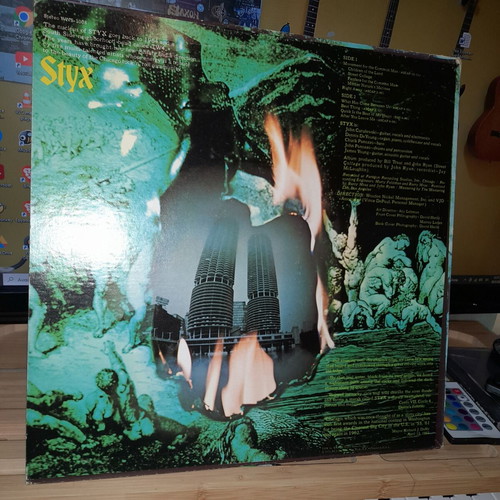 Styx LP used, original 1972 US first pressing rock album