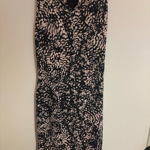 Fransa sleeveless dress like new, black and beige