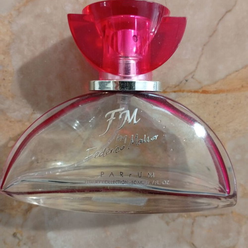 Perfume bottle used, FM by Federico Mahor