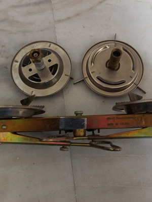 Portable outdoor cooking stove double burner used