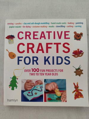 Creative Crafts for Kids book like new, English