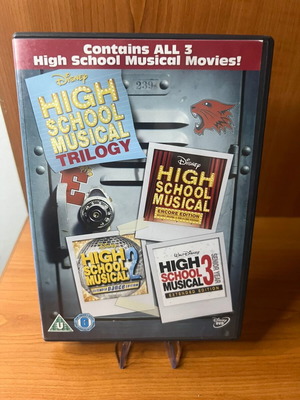 High School Musical τριλογία DVD μεταχειρισμένο, ρομαντική κωμωδία, υπότιτλοι