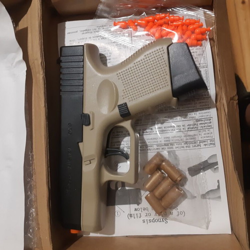 GLOCK 26 toy with soft bullets, new