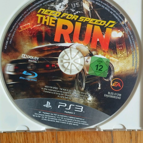 Need for Speed The Run PS3 μεταχειρισμένο, δίσκος μόνο