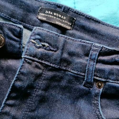 Zara jeans like new, dark blue, size 40/L