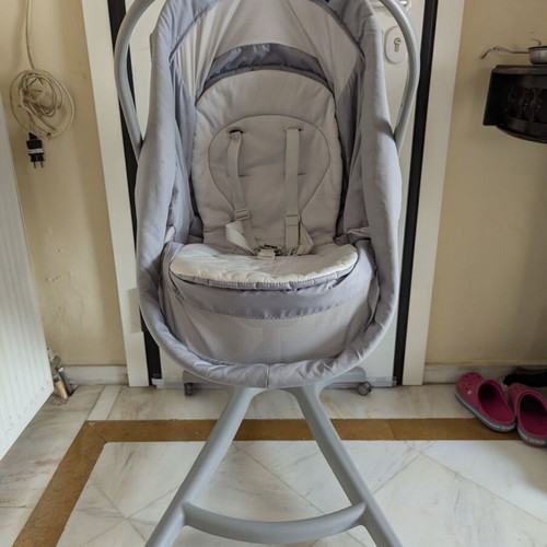 Chicco Baby Hug Pro 5-in-1 Baby Cradle Gray used