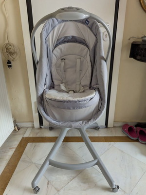 Chicco Λίκνο Κούνια μωρού 5σε1 Baby Hug Pro γκρι μεταχειρισμένο