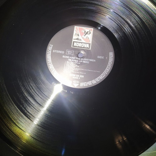Echo and the Bunnymen Heaven Up Here LP used, 1981 European edition