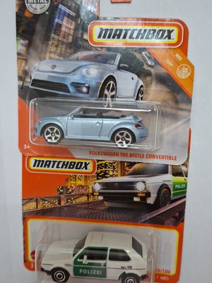 Matchbox cars new, pack of 2