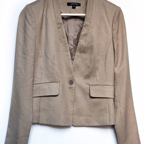 Comma blazer jacket size S used, beige
