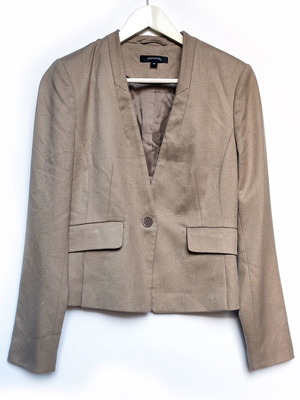 Comma blazer jacket size S used, beige