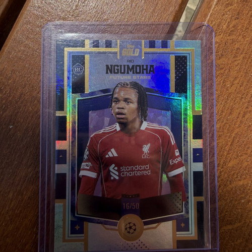 Topps Gold 2025-2026 Rio Ngumoha Rookie Card 16/50 Future Stars