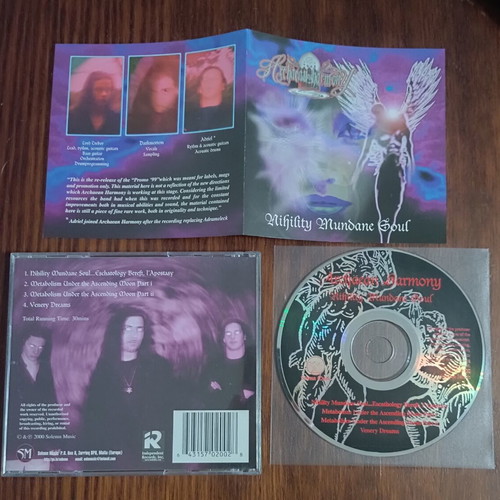 Archaean Harmony Nihility Mundane Soul CD, metal